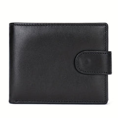 Men's Casual Bifold Leather Wallet Coin Purse