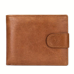 Men's Casual Bifold Leather Wallet Coin Purse