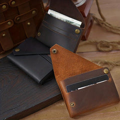 Vintage Leather Wallet Coin Purse Ultra Thin Money Card Holder