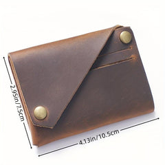 Vintage Leather Wallet Coin Purse Ultra Thin Money Card Holder