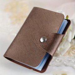 Men's Credit Card Holder with 22 Card Slots