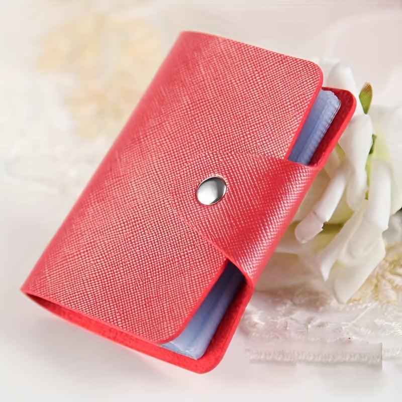 Men's Credit Card Holder with 22 Card Slots