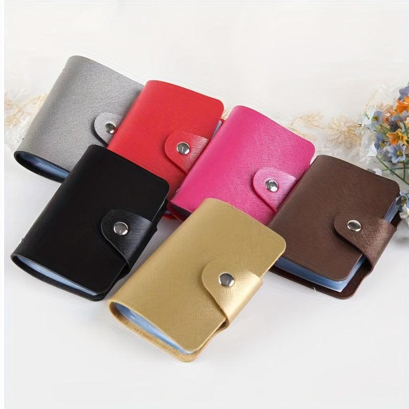 Men's Credit Card Holder with 22 Card Slots