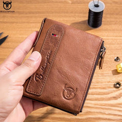 Leather Men's Credit Card Wallet Business Retro Card Large Capacity Wallet