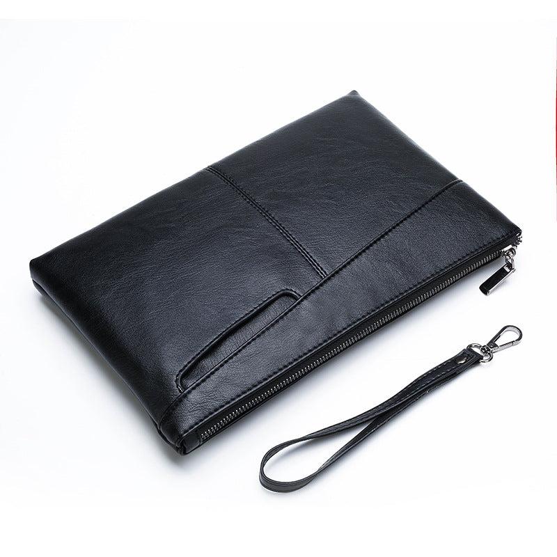 Men's Clutch Bag Envelope Handbag Large Capacity Phone Card Holder Coin Purse