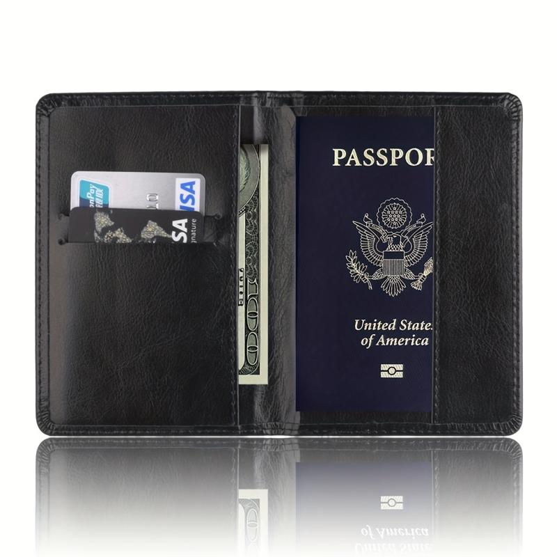 Men's Business Card Holder Passport Ticket Coin Purse
