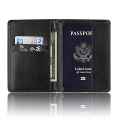Men's Business Card Holder Passport Ticket Coin Purse