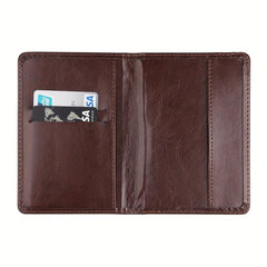 Men's Business Card Holder Passport Ticket Coin Purse