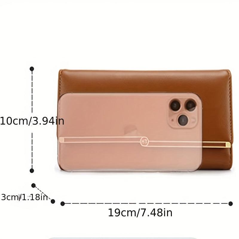 Men's Business Long Wallet Clutch Bag Mobile Phone Bag