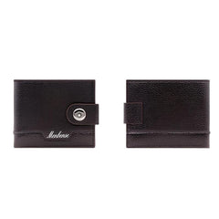 Men's Leather Short Wallet Money Clip Card Holder