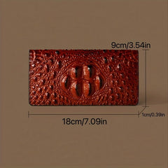 Crocodile Pattern Wallet Clutch Bag for Men