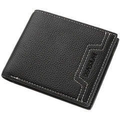Men's PU Leather Business Wallet Card Holder