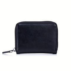 Leather Zero Wallet Coin Bag Anti theft Brush Men's And Women's