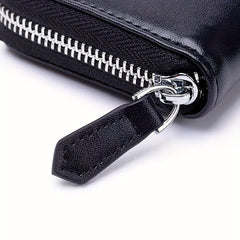 Leather Zero Wallet Coin Bag Anti theft Brush Men's And Women's