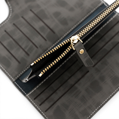 Men's Leather Hasp Handbag Large Capacity Wallet Clutch Bag