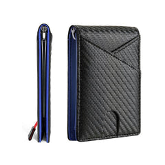 Men's Carbon Fiber PU Leather Wallet