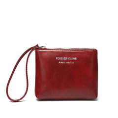 PU Leather Credit Card Wallet Mini Coin Purse Small Wallet