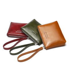 PU Leather Credit Card Wallet Mini Coin Purse Small Wallet