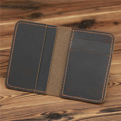 Vintage Leather Credit Card Holder Small Wallet Money Bag ID Card Case