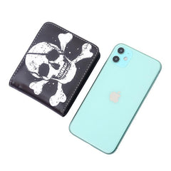 Halloween Skull Short Wallet Horror Night Money Clip Coin Purse
