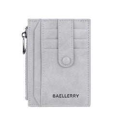 Men's Buckle Wallet Card Holder Thin Bank Card Case