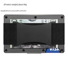 Men's Slim RFID Blocking Aluminum Card Holder Wallet