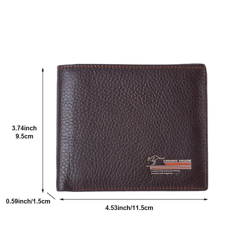 Men Leather Bifold Wallet Card Holder Purse
