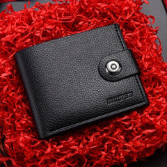 Men's PU Leather Wallet with Card Holder