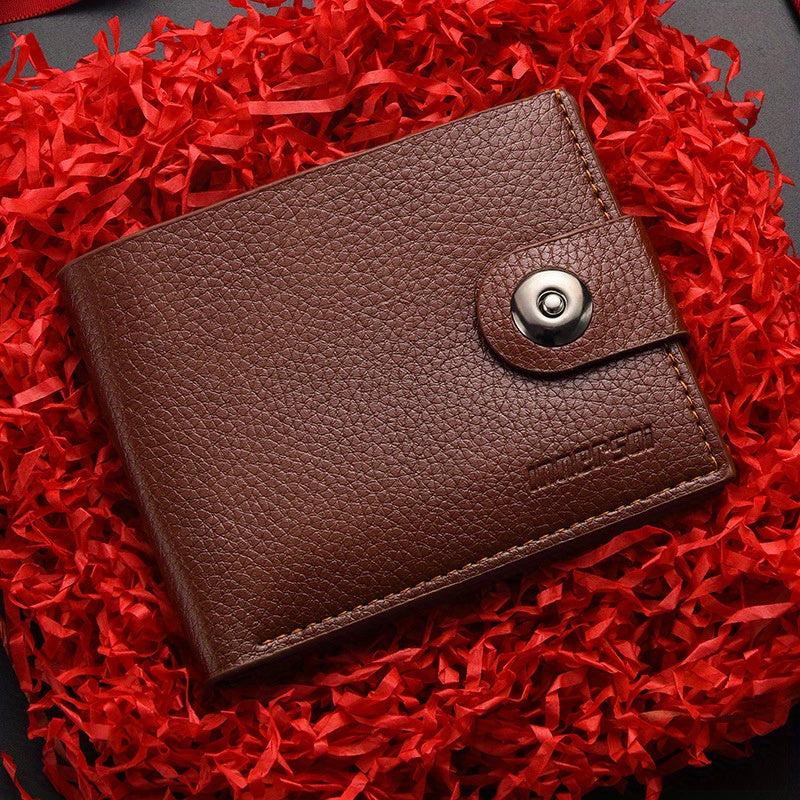 Men's PU Leather Wallet with Card Holder