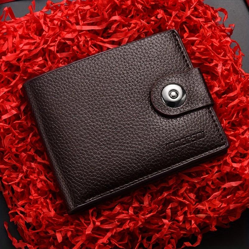 Men's PU Leather Wallet with Card Holder