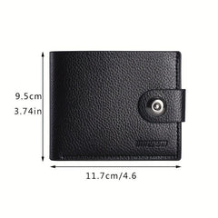 Men's PU Leather Wallet with Card Holder