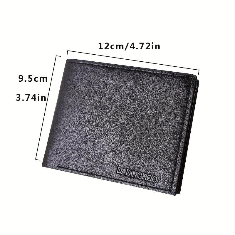 Men's Wallet With Card Short Wallet Multiple Card Slots Wallet For Men Card Bag