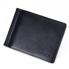 Men's PU Leather Wallet With Card Slots in Brown/Dark Brown