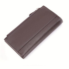 Men's Long Wallet Multifunctional Zipper Clutch Bag