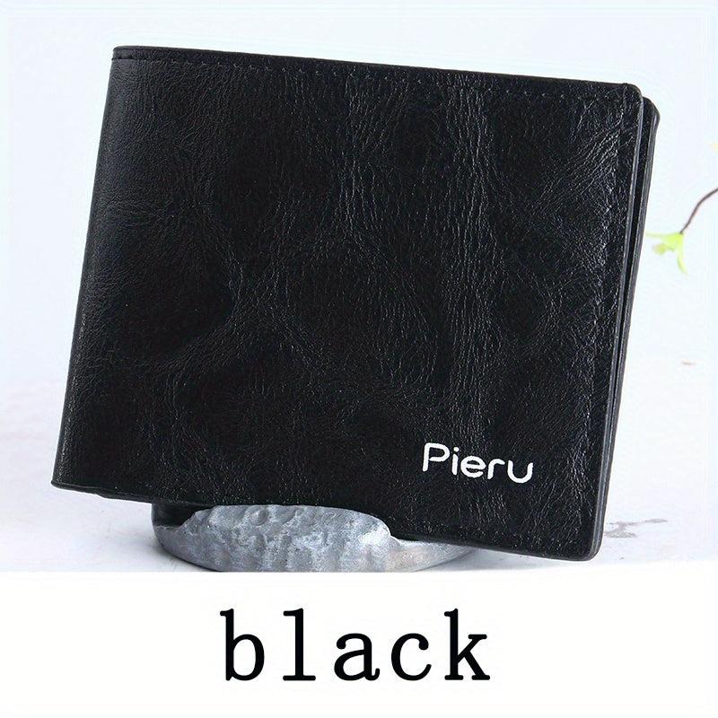 Men's Retro Short Wallet with Card Slots