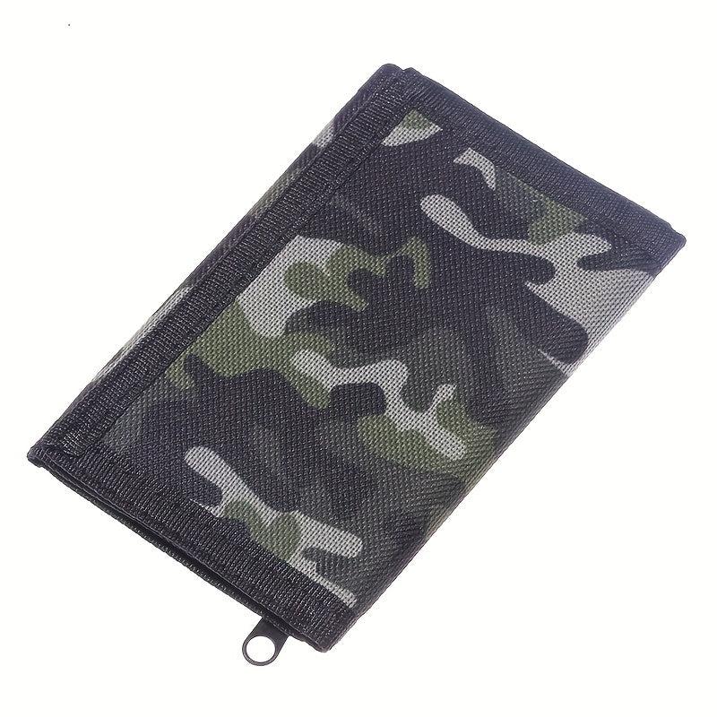 Men's Short Camouflage Wallet Card Holder