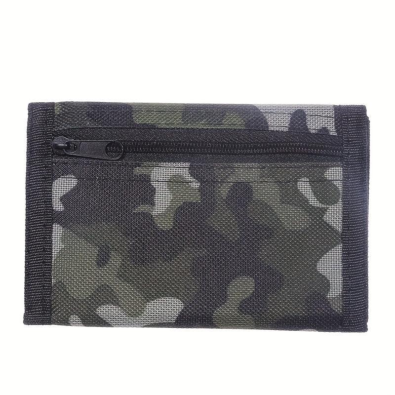 Men's Short Camouflage Wallet Card Holder