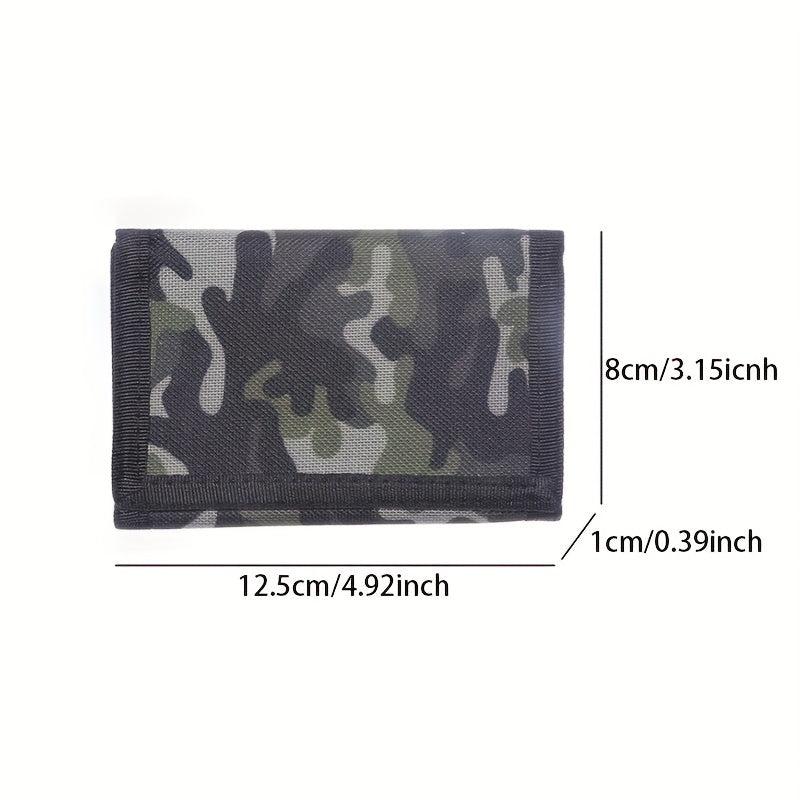 Men's Short Camouflage Wallet Card Holder