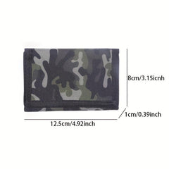 Men's Short Camouflage Wallet Card Holder