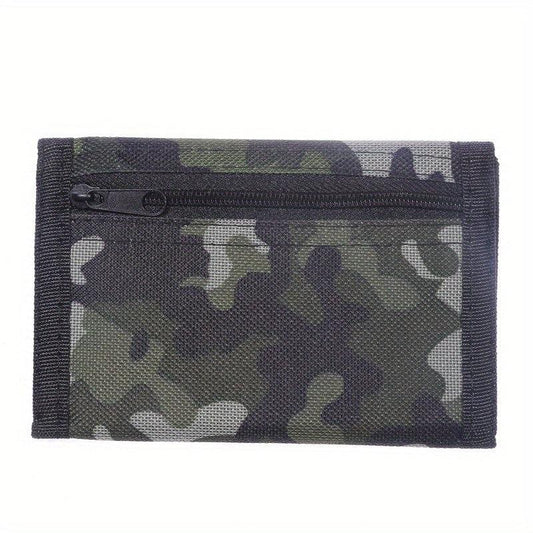 Men's Short Camouflage Wallet Card Holder