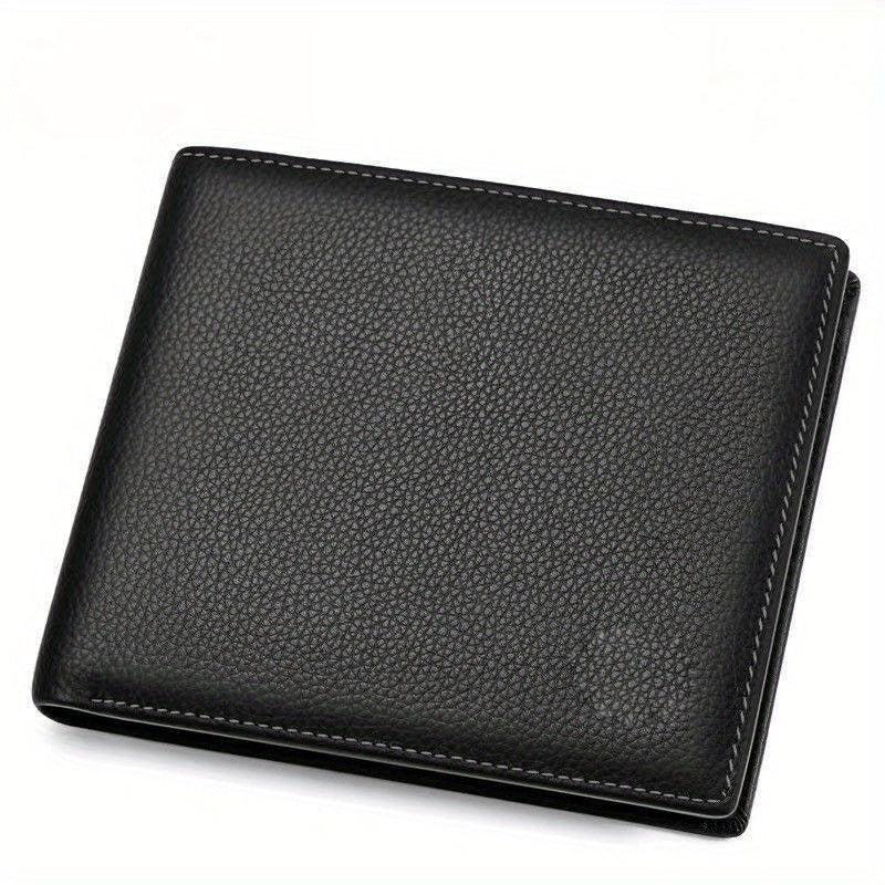 Men's Casual PU Leather Bifold Wallet