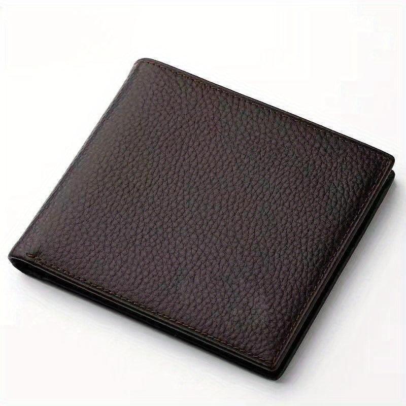 Men's Casual PU Leather Bifold Wallet