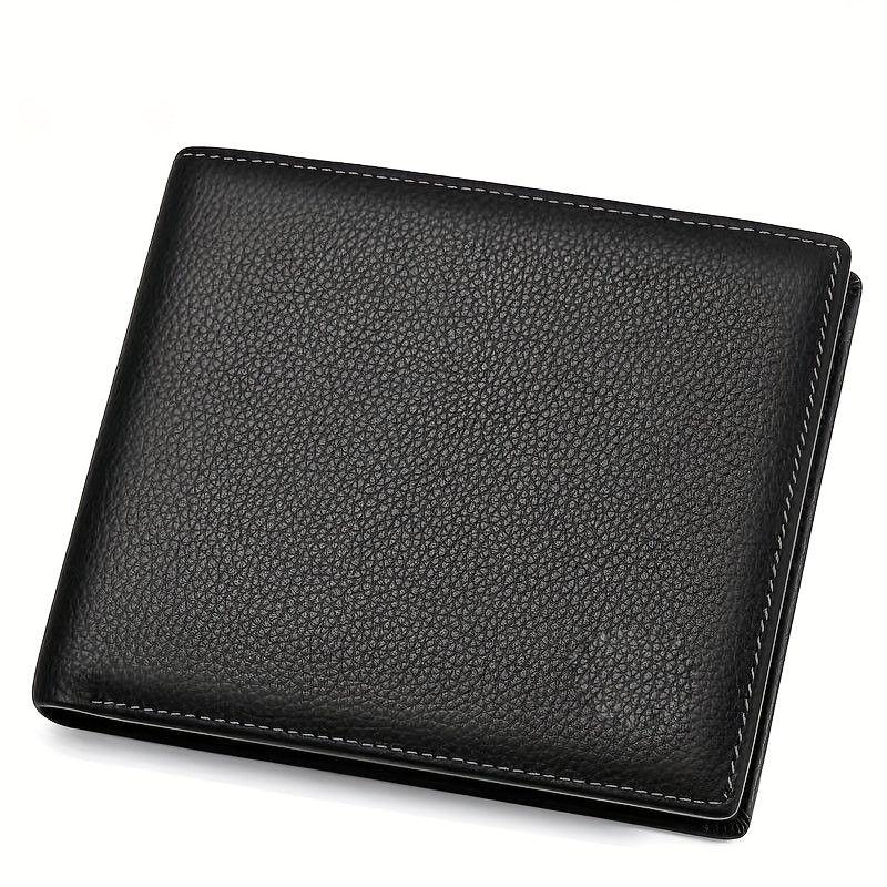 Men's Casual PU Leather Bifold Wallet