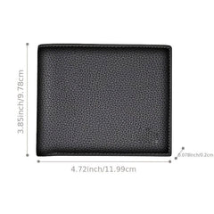 Men's Casual PU Leather Bifold Wallet