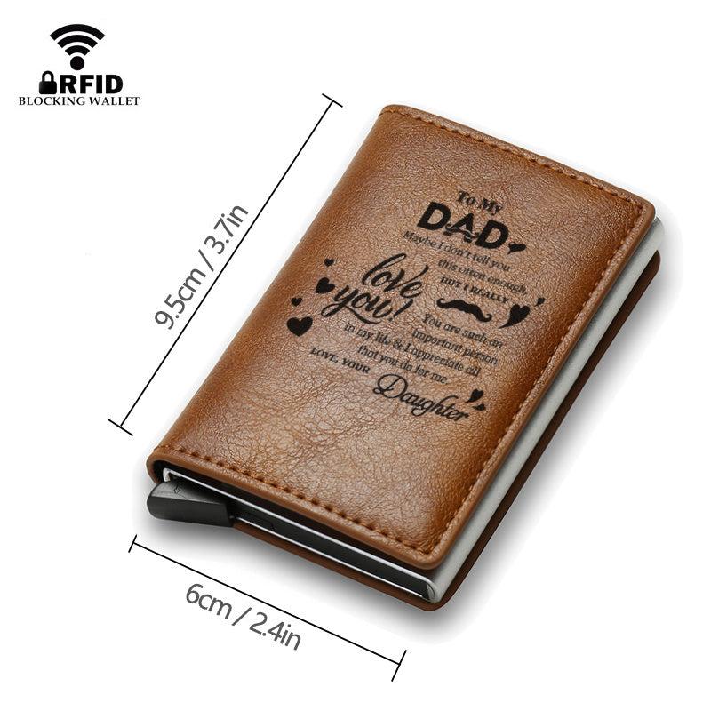 Engraved RFID Blocking Money Clip for Papa