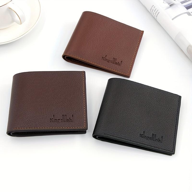 Casual PU Leather Men's Thin Clip Wallet