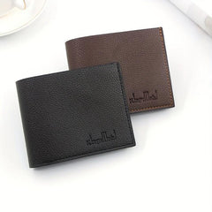 Casual PU Leather Men's Thin Clip Wallet