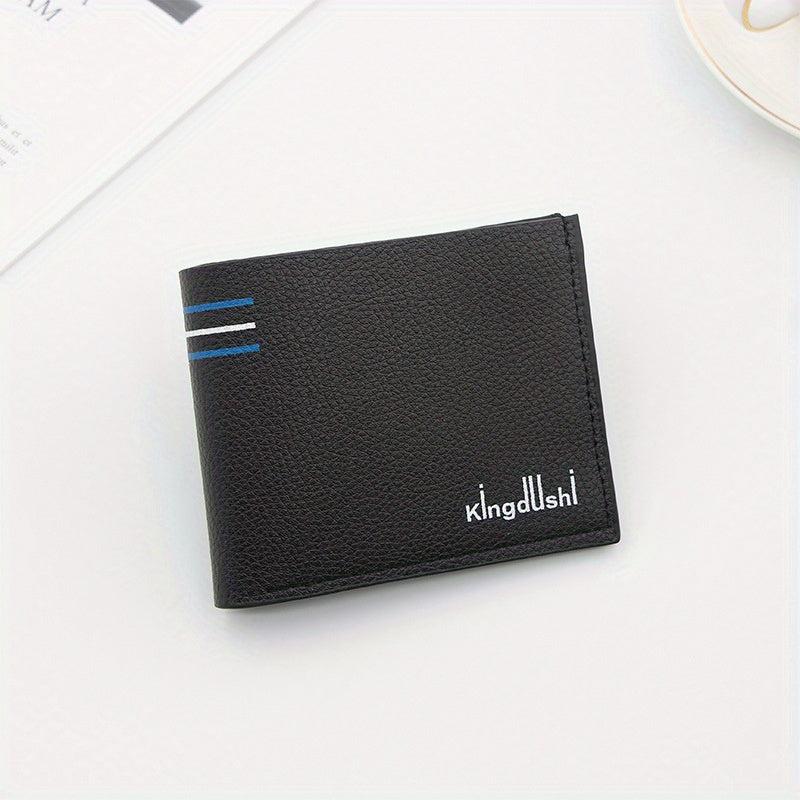 Casual PU Leather Men's Thin Clip Wallet