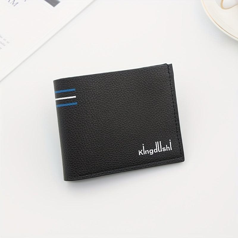 Casual PU Leather Men's Thin Clip Wallet
