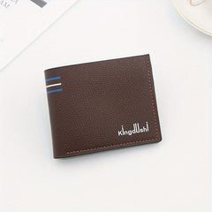 Casual PU Leather Men's Thin Clip Wallet